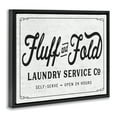 thumbnail image 3 of Stupell Industries Fluff and Fold Laundry Room Typography Painting Black Floater Framed Canvas Art Print Wall Art, 21 x 17, 3 of 9