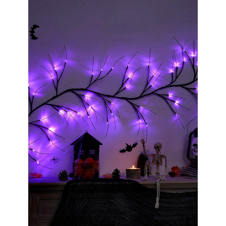 Decorative Vines Lights for Home, Christmas Halloween Valentine's Day  Branch Lights for Wall Corner Fireplace Window Living Room - AliExpress