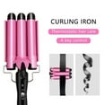 thumbnail image 4 of Maytalsory Adjustable Temperature Multifunction Curling Tongs Wide Applications Adjustable Temperature LCD Gold US plug, 4 of 6