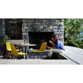 thumbnail image 5 of 2xhome Set of 4 Yellow Modern Industrial Molded Shell Assembled Chairs Chrome Wire Black Metal Eiffel Side Armless No Arms With Back DSW for Desk Work Office Dining Living Kitchen Bedroom Home, 5 of 6