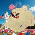thumbnail image 6 of 250th Anniversary USA Hat, Printing Adjustable USA 250th Anniversary Hat, Patriotic Bald Eagle Baseball Cap D, 6 of 8