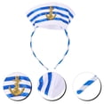 thumbnail image 2 of Diadema con sombrero de capitán, diadema con sombrero de yate, diadema con sombrero de marinero, accesorio para disfraz de fiesta, 2 of 8