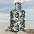 thumbnail image 5 of Cauagu Labrador Retriever Dog Print Travel Luggage Cover,Travel Dust-proof Suitcase Cover Softside Suitcase Protector for 18-32inch,Not Included Suitcase, 5 of 8