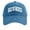Blue, variant on Fgnfyis Women's Vintage Washed Denim Printed Baseball Cap Womens Hats Blue