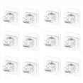 thumbnail image 1 of Juego de Soportes para Barra de Cortina Sin Taladro, Soportes para Barra de Cortina Adhesivos Ajustables de 12 Piezas, 1 of 5
