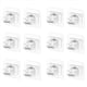 thumbnail image 1 of Juego de Soportes para Barra de Cortina Sin Taladro, Soportes para Barra de Cortina Adhesivos Ajustables de 12 Piezas, 1 of 5