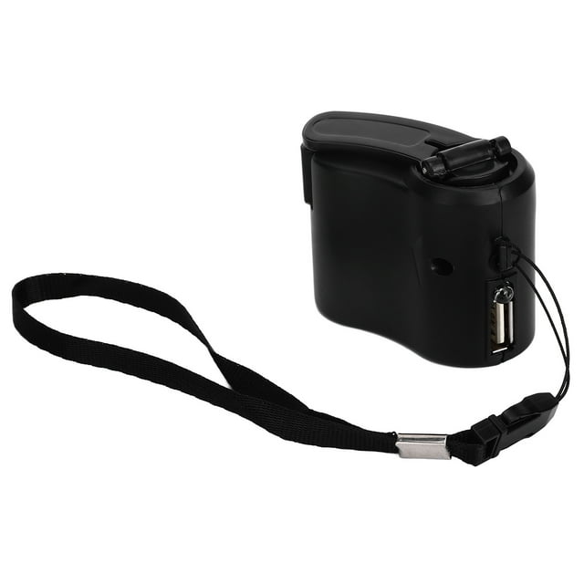 Fugacal Chargeur USB Portable à Main, Chargeur de Téléphone Compact à Manivelle USB pour le Camping pour la Randonnée