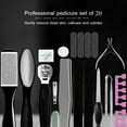 thumbnail image 2 of Patgoal （20pcs）Professional Pedicure Foot Foot Scrubber Pedicure Tools /foot scraper for dead skin/foot care kit/foot file callus remover/foot scrubber/dead skin remover for feet, 2 of 5