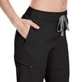 thumbnail image 4 of Pantalones de verano, pantalones de trabajo, cintura elástica, ropa de médico y enfermera, pantalones de enfermera finos y transpirables, pantalones deportivos, 4 of 6