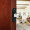 thumbnail image 5 of Design House 779306 2-Way Adjustable Round Corner Deadbolt Latch Matte Black, 5 of 7