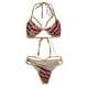 thumbnail image 2 of Conjunto de Bikini de Bajo Estampado Rainbow para Mujer, de , en S, 2 of 9