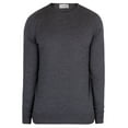 thumbnail image 4 of John Smedley Marcus Crew Neck Knit, Grey, 4 of 5