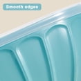 thumbnail image 6 of Homerr Square Plastic Bowl With Lid Transparent Plastic Bowl Stackable Square Plastic Bowl with Lid Large Opening Space Saving Meal Prep Salad Kitchen Supply, 6 of 9