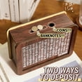thumbnail image 5 of Alcancias De Dinero para Adultos, 10000 Savings Challenge Box, Wooden Money Saving Piggy Bank with Counting Target, Reusable Cash Vault for Adults, Sustainable & Reusable, 5 of 7