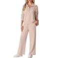 thumbnail image 6 of Cueply 2 Piece Sets for Women Outfits Sweatsuits Long Sleeve Sweatshirts Sweatpant Lounge Set with Pockets, 6 of 8