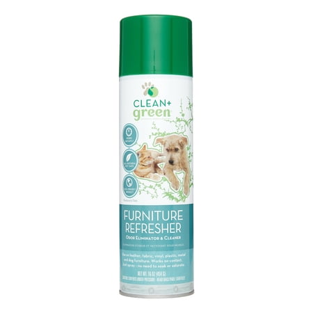 Clean & Green Dog & Cat Furniture Odor Eliminator & Cleaner, 16 Fluid Ounce