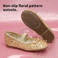 thumbnail image 3 of Dream Pairs Girls Kids Mary Jane Shoes Ballerina Flat Shoes Party Wedding Dress Shoes BELLE_01 GOLD Size 9, 3 of 5