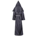 thumbnail image 2 of Hauts pour Femmes Adulte Robe à Capuche Unie à Manches Longues Cape Uniforme Haut, Hauts à Manches Longues pour Femmes, Cape à Capuche pour Femmes, Hauts pour Adultes pour Femmes, 2 of 3