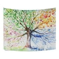thumbnail image 2 of POPCreation Four Season Life Tree Wall Tapestry Dorm Throw Bedroom Living Room Decorative Hanging 90x60 inches, 2 of 3