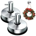 thumbnail image 6 of Ecohintz Suction Cup Hooks, 304 Stainless Steel Suction Cup Hooks (2-Pack) - No-Drill Shower Hooks for Towels, Wreaths & Decor, Holds 11Lbs | Strong Grip & Rust-Proof, Shower Towel Hooks, Black, 6 of 8