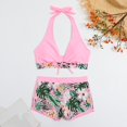thumbnail image 4 of JAKANYQ Two Piece Swimsuit Leaf Print Bikini Lightweight Flowy Swimsuit, L, 4 of 9