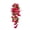Vibrant Crimson, variant on 1Pc White Artificial Bougainvillea Hanging Flowers, 22" Silk Flower Vines, Elegant Trailing Fake Plants for Wedding Arch Decor
