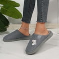 thumbnail image 6 of Winter Slippers for Women 2025 Cute Butterfly Lined Warm Cozy On Slippers Indoor Non House Shoes, 6 of 8