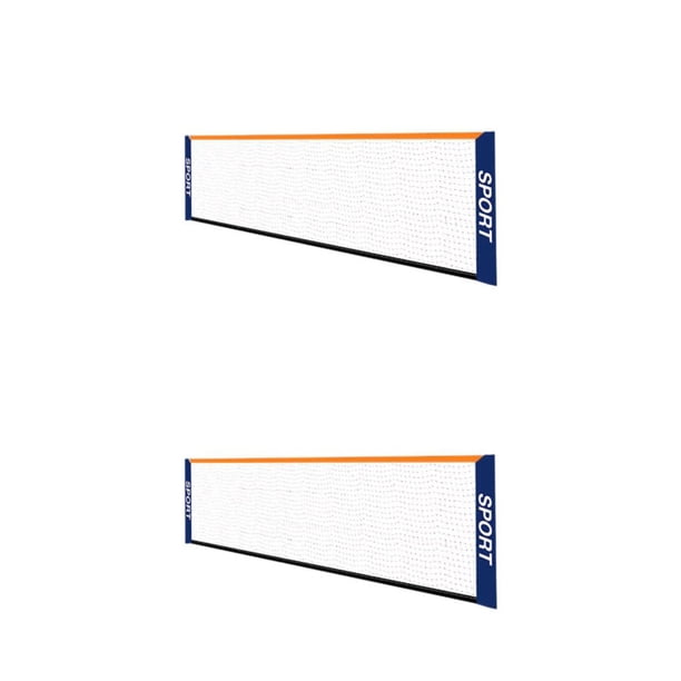 Eigraketly Red de bádminton portátil, ligera y fácil de instalar, red de tenis, voleibol y bádminton hecha de nailon Type2 NO2