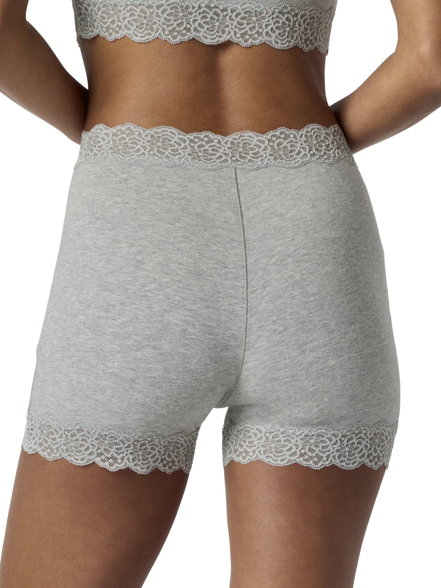 Mills by Millie Bobby Brown Women's Lacy Cotton Shortie Panties, Sizes XS-XXXL