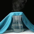 thumbnail image 3 of Intimates Unisex Breathable Solid Color Bathrobe Splicing Home Clothes Robe Coat XXXL, 3 of 3