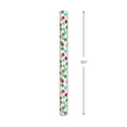thumbnail image 4 of Hallmark Jumbo Holiday Reversible Wrapping Paper Roll (Colorful Dots and Red Stripes), 60 Sq. ft., 4 of 6