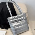thumbnail image 2 of Bolsos de hombro de mujer de moda de gran capacidad con cremallera de PU 2024, bolso de mano conciso de alta calidad, bolso cruzado suave y versátil para ocio, 2 of 5