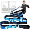 thumbnail image 4 of BOB AND BRAD Stretch Strap, 12 Loop Yoga Strap Stretch Restore Multi-Grip Fitness Pilates Stretching Belt - Bulue (Brand New), 4 of 9