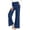 *Blue, variant on Women's High Waisted Front Leg Seam Pants , Work Office Trousers For Women , Ladies' Casual Straight Leg Slacks with Pockets,Black,S-3XL