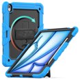 thumbnail image 2 of For iPad Air 13 inch Case (2025 M3/2024 M2), 360 Rotating Shockproof Cover with Stand, Screen Protector, Shoulder Strap, Sky Blue, 2 of 7