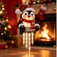 thumbnail image 5 of Christmas Porch Railing Lights, Penguin Led Christmas Railing Light Reusable Holiday Decoration For Entryway, 5 of 5