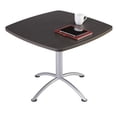 thumbnail image 2 of Iland Table, Contour, Square Bistro Style, 36" X 36" X 42", Gray Walnut/silver, 2 of 4