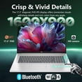 thumbnail image 3 of HP 17t-cn300 Laptop, 17.3" FHD 250 nits Display, Intel i5 1334u(Up to 4.6 GHz), 64 GB RAM, 1 TB SSD, Webcam, Backlit Keyboard, Fingerprint Reader, Wi-Fi6, Windows 11 Pro, 3 of 8