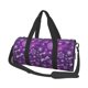 thumbnail image 1 of Balery Purple Snowflakes Bolsa de Gimnasio para Mujeres y Hombres, Bolsa de Viaje Impermeable, Bolsa de Fin de Semana con Compartimento para Zapatos y Bolsillo Húmedo, 1 of 6
