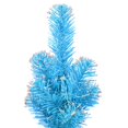 thumbnail image 3 of Vickerman G190224 2 ft. x 16 in. Sky Blue Tinsel Tree with 75 PVC Glittered Tips, 3 of 3