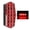 Red, variant on Solar Warning Lights, Bright Solar Strobe Lamp, Waterproof LED Beacon Safety Light Outdoor 1 Pack