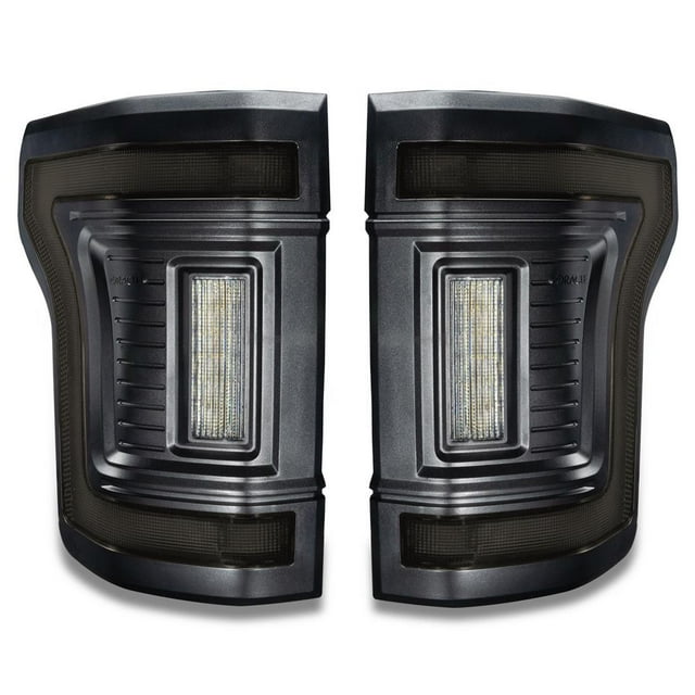Oracle Lighting Tail Light Assembly 5913-504-T Smoke/Clear Tinted Lens; Black Housing; Flush Mount; LED Bulb; Red Brake Light/Amber Turn Signal Light/White Reverse Light; Set Of 2