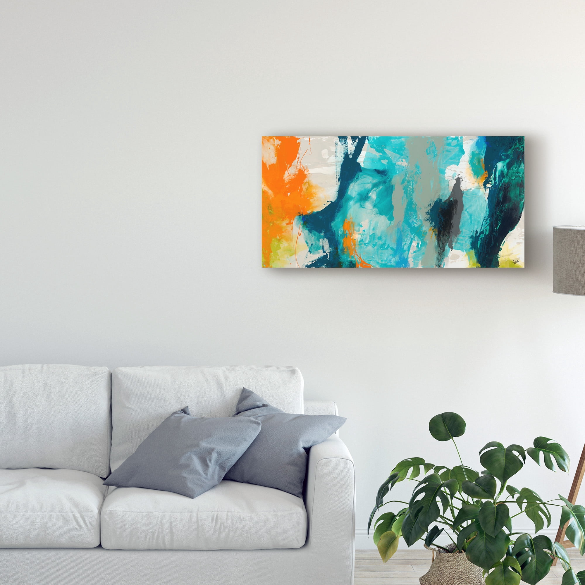 Trademark Fine Art 'Tidal Abstract II' Canvas Art by Sisa Jasper
