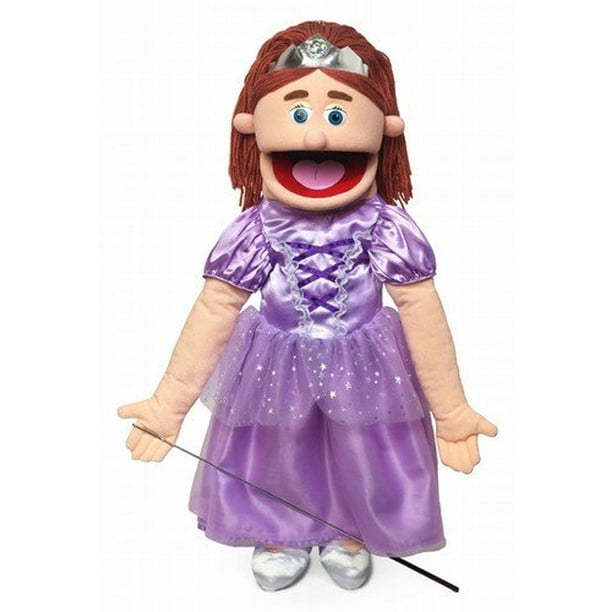 63,5 cm princesse, pêche fille, corps entier, marionnette de style  ventriloque 