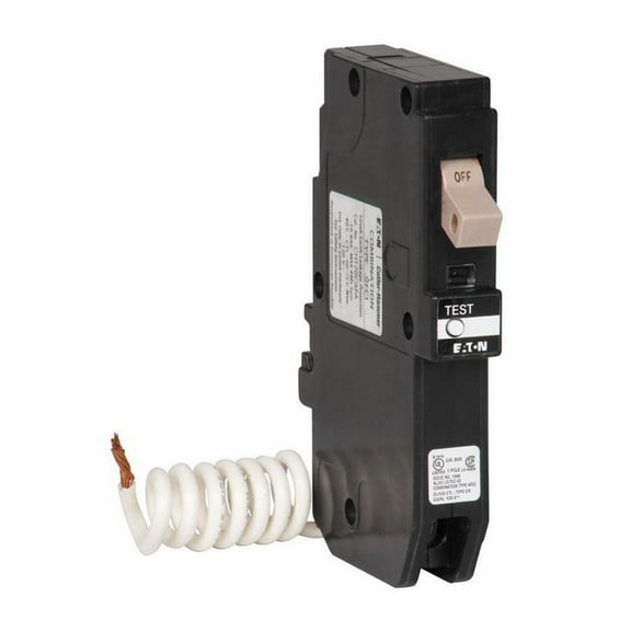 Eaton Ground Fault Circuit Breaker CHFGF115PN GFCI - 15 Amp 120 V 1-Pole Plug-On Mount