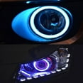 thumbnail image 6 of Walbest 1PC 4 33" Projector Universal RGB LED Fog Light White COB Angel Eye Rings DRL Driving Bulbs (White), 6 of 7