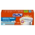thumbnail image 4 of Hefty Ocean Water Trash Bag - Medium - 26ct: Odor Control, Drawstring Seal, Sized to Fit Specific Trash Cans, 4 of 5