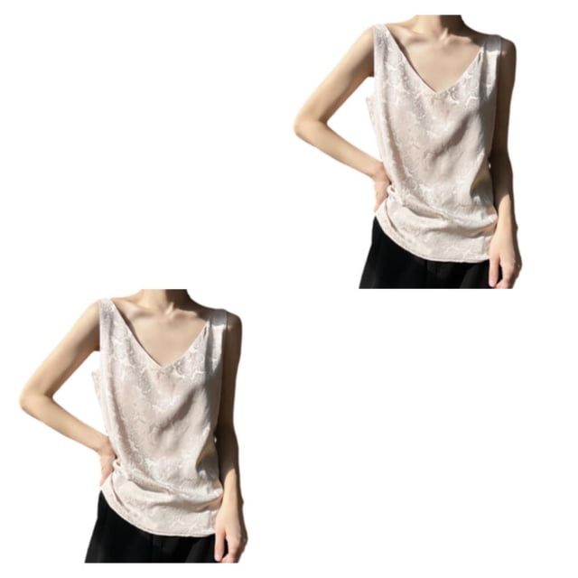 Sonducket Transpirable y cómodo Halter Top Mujeres Love - Para el verano Camiseta Top Tops Mujeres Tank Tops Camisola Sexy Ligero A38 Champagne A38 champán SG 2Conjunto
