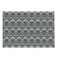 thumbnail image 1 of Black and White Cutting Board, Monochrome Lace Pattern with Floral Motifs and Foliage Medieval Design, Decorative Tempered Glass Cutting and Serving Board, Large Size, Black White, by Ambesonne, 1 of 1
