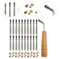 thumbnail image 4 of Shisuyan 1 Ensemble de Chevilles de Lyre Professionnelles Chevilles de Remplacement Robustes pour Harpe de Lyre, 4 of 8